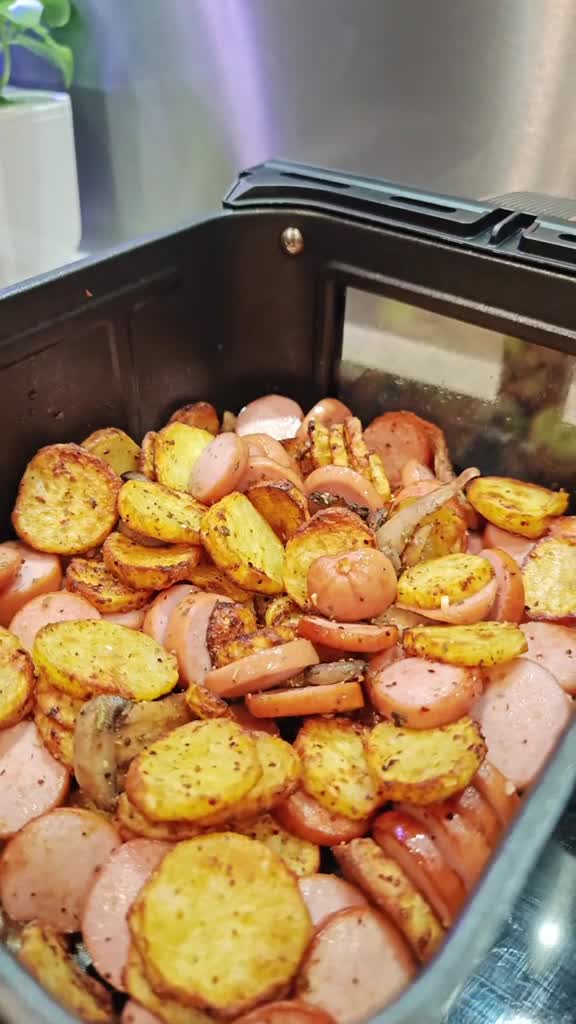 Запечённый картофель с грибами