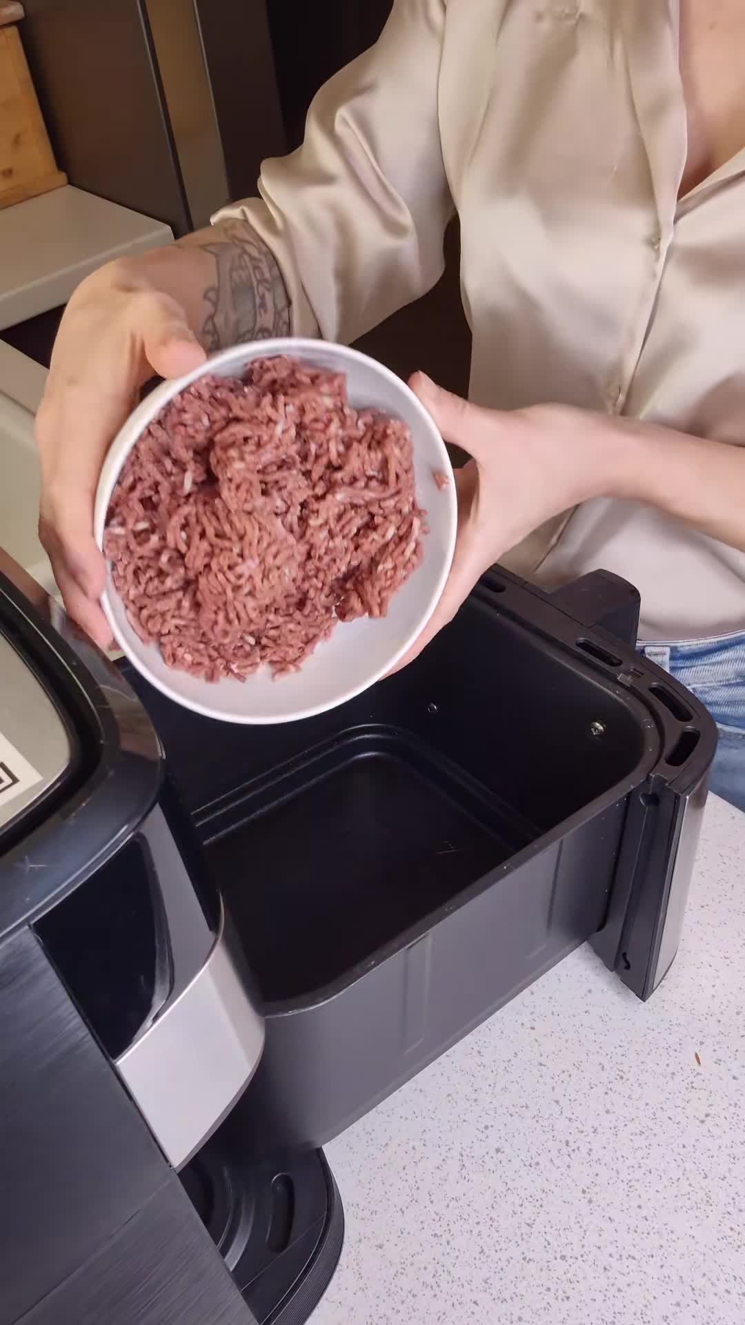 Томатные ньокки с фаршем