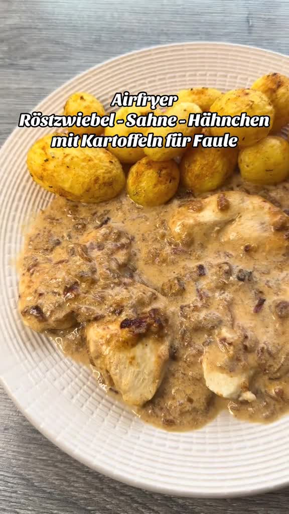 Сливочная курица с картофелем