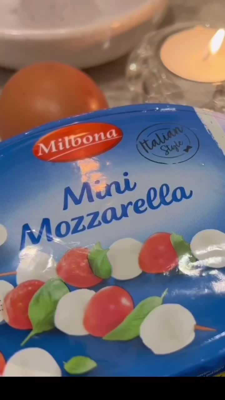 Запечённые шарики моцарелла