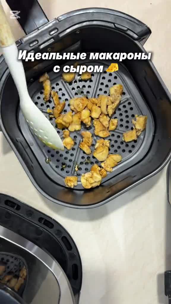 Макароны с курицей и сыром