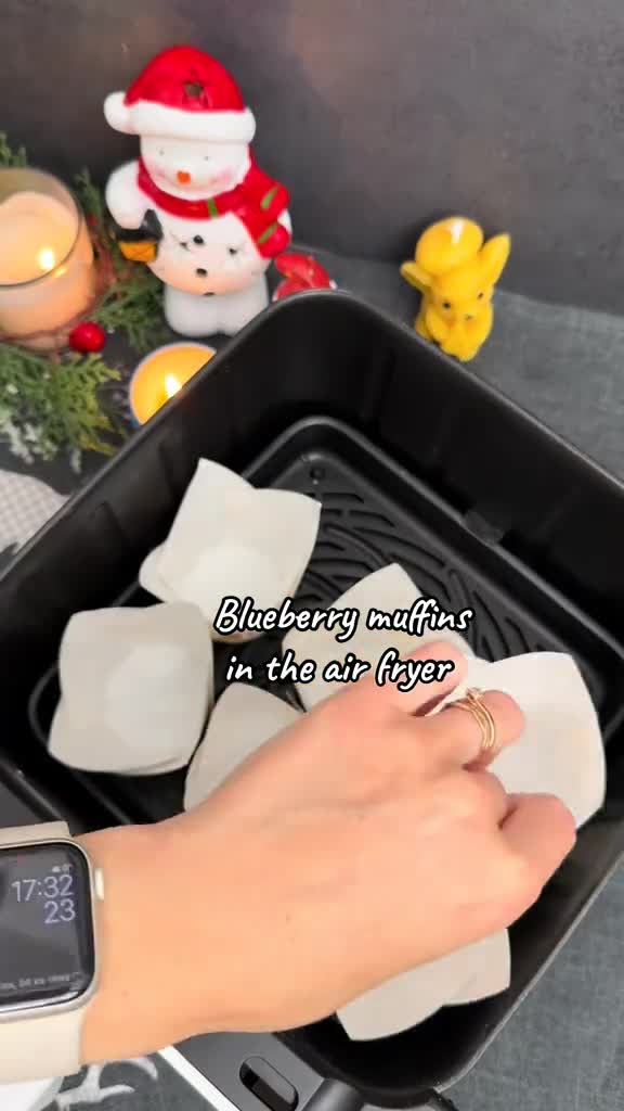 Черничные маффины